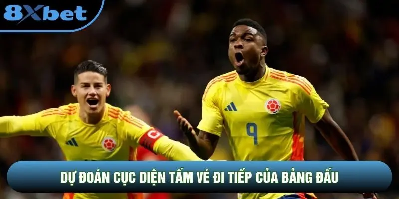 Dự đoán cục diện tấm vé đi tiếp của bảng đấu