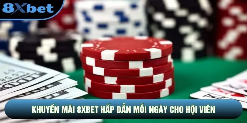 Khuyến mãi 8XBET hấp dẫn mỗi ngày cho hội viên Khuyến mãi 8XBET hấp dẫn mỗi ngày cho hội viên